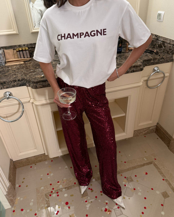 67 вечірні штани з паєтками